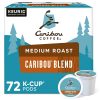 Caribou Coffee Caribou Blend, Single-Serve Keurig K-Cup Pods, Medium Roast Coffee, 72 Count