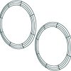 Sumind Wire Wreath Frame Wire Wreath Making Rings Green