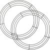 Wire Wreath Frame Metal Round Wreath for Christmas New Year