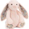 Jellycat Blossom Bunny Stuffed Animal, Medium, 12 inches, Blush