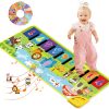 Joyjoz Piano Mat, Toddler Floor Keyboard Play Mat Big Music Dance Mat Early Education Baby Toys Birthday Christmas Gifts for Kids Girls Boys, 51'' x17''