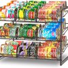 Simple Trending Can Rack Organizer, Stackable Can Storage Dispenser Holds up to 36 Cans for Kitchen Cabinet or Pantry, Bronze