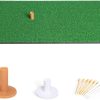 Truedays Golf Mat 12“x24“ Residential Practice Hitting Mat Rubber Tee Holder