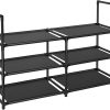 fiducial home 3 Tiers Shoe Rack 12-15 Pairs Sturdy Shoe Shelf