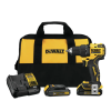 DEWALT DCD708C2 ATOMIC 20-Volt MAX Cordless Brushless Compact 12 in. DrillDriver, (2) 20-Volt 1.3Ah Batteries, Charger & Bag