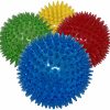 Dipperdap 4-Pack Squeaky Dog Toys 3.5” Spikey Dog Balls