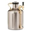 GrowlerWerks uKeg 128 oz. Stainless Steel Pressurized Growler