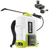 RYOBI ONE+ 18V Cordless Battery 4 Gal. Backpack Chemical Sprayer