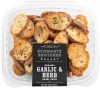 Schwartz Brothers Bakery, Bagel Chips, Garlic & Herb, Organic, Kosher, Artisanal, Vegan. Freshly baked 8oz container (Pack of 4)