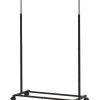 Simple Houseware Standard Rod Garment Rack, Black