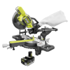 RYOBI PBT01B-PBP004 ONE+ 18V Cordless 7-1/4 in. Sliding Compound Miter Saw