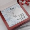 Eternal Hope Necklace - Mother's Day Gifts, White Gold Necklace,.