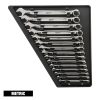 Milwaukee Combination Metric Wrench Mechanics Tool Set (15-Piece)