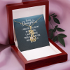 To My Daughter - Graceful Love Giraffe Necklace,.