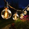 LED Outdoor String Lights Waterproof 60FT Shatterproof Patio String Lights Outside