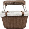 PetSafe Happy Ride Wicker Cat & Dog Bicycle Basket