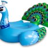 JOYIN Inflatable Peacock Pool Float, Fun Beach Floaties, Swim Party Toys, Pool Island, Summer Pool Raft Lounge for Adults & Kids