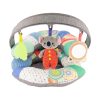 Infantino 3-in-1 Tummy Time, Sit Support & Mini Gym - Removable Toy Arch - Musical Koala Pal, Soothing Leaf Teether & Peek-and-See Mirror - for Babies, 0M+
