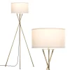 Brightech  64-in Antique Brass Tripod Floor Lamp