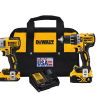 DEWALT DCK287D1M1 20-Volt MAX XR Cordless Brushless Hammer Drill/Impact Combo Kit (2-Tool) with (1) 4.0Ah Battery & (1) 2.0Ah Battery