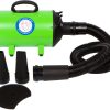 Flying Pig Grooming High Velocity Dog & Cat Grooming Dryer (Green)