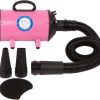 Flying Pig Grooming High Velocity Dog & Cat Grooming Dryer (Pink)