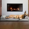 FurHaven Faux Fur Memory Top Bolster Dog Bed w/Removable Cover - Smoke Gray, Jumbo (X-Large)