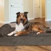 FurHaven Quilted Goliath Chaise Bolster Dog Bed w/Removable Cover