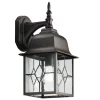 Harbor Breeze  Litshire 1-Light 15.62-in Oil-Rubbed Bronze Outdoor Wall Light