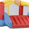 Little Tikes Jump 'n Slide Inflatable Bouncer Includes Heavy Duty Blower With GFCI, Stakes, Repair Patches, And Storage Bag, for Kids Ages 3-8 Years