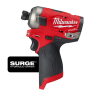 Milwaukee 2551-20 M12 FUEL SURGE 12V Lithium-Ion Brushless Cordless 1/4 in. Hex Impact Driver (Tool-Only)