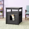 New Age Pet ECOFLEX Jumbo Litter Box Cover End Table - Espresso