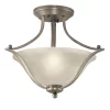 Portfolio  2-Light 17.32-in Semi-flush Mount Light