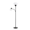 Portfolio  71-in Black Shaded Floor Lamp