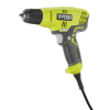 RYOBI D43K 5.5 Amp Corded 3/8 in. Variable Speed Compact Drill/Driver with Bag