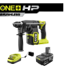 RYOBI P223K1 ONE+ HP 18V Brushless Cordless 1 in. SDS Plus Rotary Hammer Kit with (1) 4.0 Ah Battery and Charger