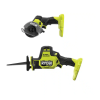 RYOBI PSBRS01B-PSBCS02B ONE+ HP 18V Brushless Cordless Compact 2-Tool Combo Kit with One-Handed Reciprocating Saw and Cut-Off Tool (Tools Only)