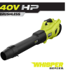 RYOBI RY404014BTLVNM 40V HP Brushless Whisper Series 160 MPH 650 CFM Cordless Battery Leaf Blower (Tool Only)