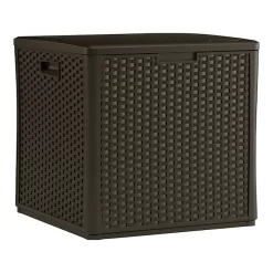 Suncast  27.5-in L x 26.75-in 60-Gallon Java Plastic Deck Box
