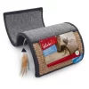 Petlinks Dream Curl Denim - Surface Cat Scratcher with Catnip Toy,18.62