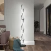 Artika Swirl Floor Lamp, Black