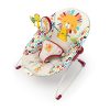 Bright Starts Playful Pinwheels Portable Baby Bouncer with Vibrating Infant Seat and-Toy Bar, 19.8x13.1x3.4 Inch, Age 0-6 Months