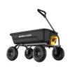 Gorilla Carts 4-cu ft Poly Yard Cart