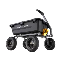 Gorilla Carts 7-cu ft Poly Yard Cart