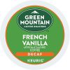 Green Mountain Coffee Roasters French Vanilla Decaf, Single-Serve Keurig K-Cup Pods, Flavored Light Roast Coffee, 96 Count