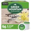 Green Mountain Coffee Roasters French Vanilla, Single-Serve Keurig K-Cup Pods, Flavored Light Roast Coffee Pods, 96 Count