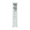 Home Decorators Collection Hampton Harbor 15 in. W x 10 in. D x 67-1/2 in. H Linen Cabinet in White