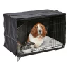 Midwest iCrate Double Door Starter Kit for Dogs, Dog Crate Cover, 2 Dog Bowls & Pet Bed 36