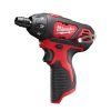 Milwaukee 2401-20 M12 12-Volt Lithium-Ion Cordless 1/4 in. Hex Screwdriver (Tool-Only)