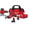 Milwaukee 2420-21-2445-20-48-11-2460 M12 12V Lithium-Ion HACKZALL Cordless Reciprocating Saw Kit with M12 Cordless Jig Saw and 6.0 Ah XC Battery Pack